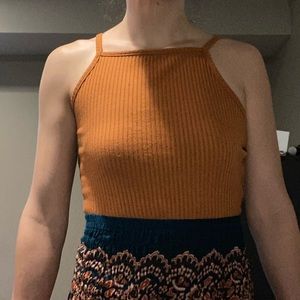 Rue21 Burnt Orange Crop Tank